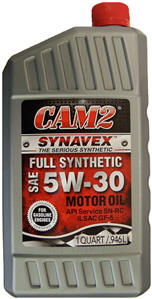 CAM2 SYNAVEX™ 5W-30 SP/ GF-6A FULL SYNTHETIC ENGINE OIL - CAM2