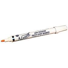 Nissen® Low Chloride Feltip Paint Marker - Yellow