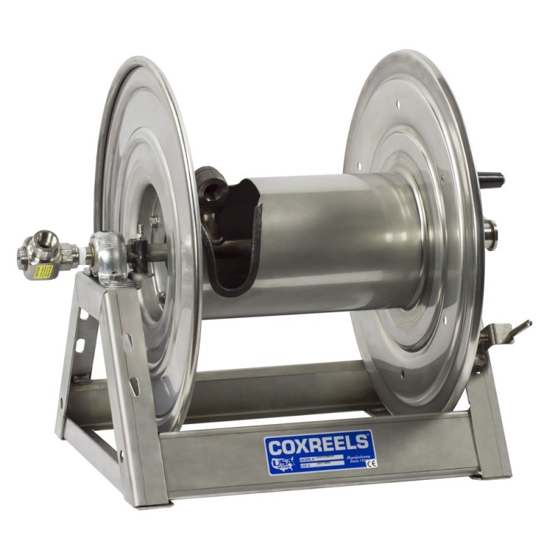 Coxreels 1125-4-100-SP Stainless Steel Hand Crank Hose Reel 1/2inx100ft no  hose - Gopher Industrial - Gopher Industrial