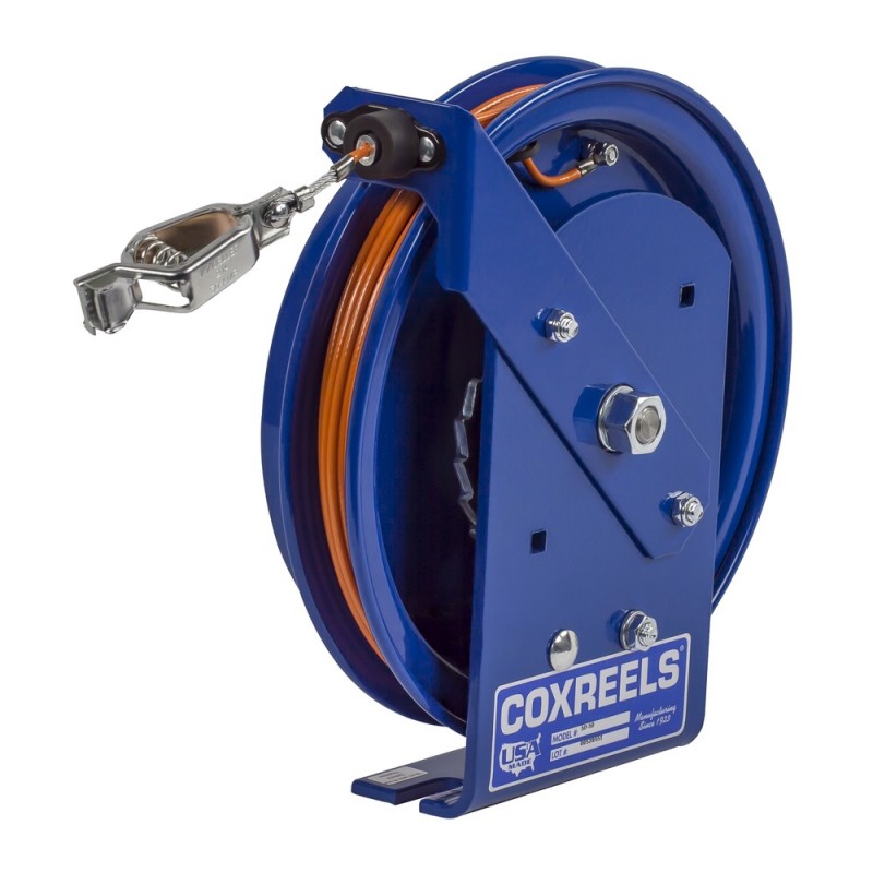 Coxreels SD-100 Spring Rewind Static Discharge Cable Reel: 100' Cable
