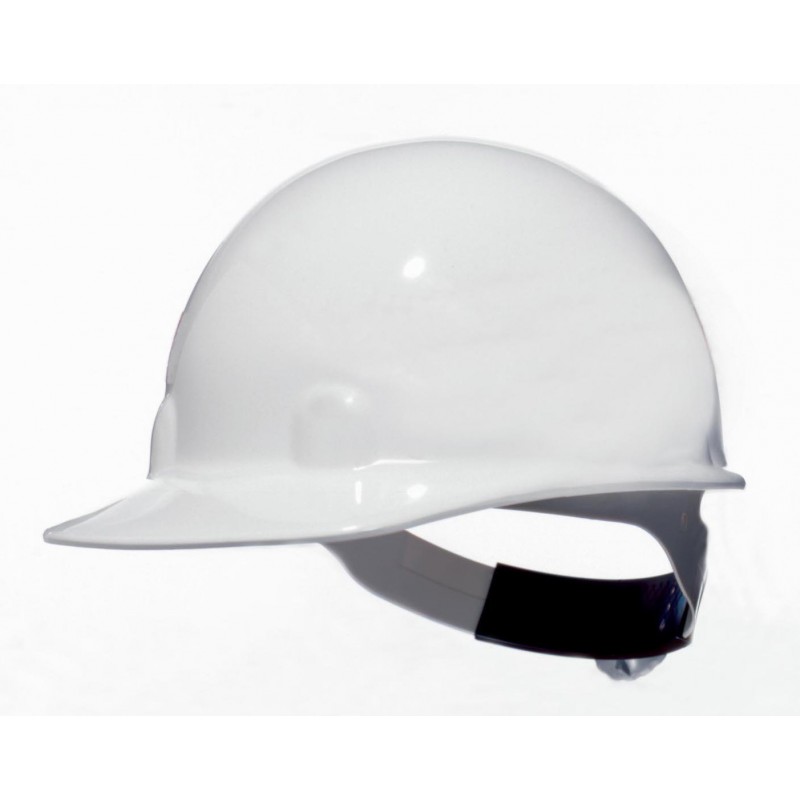 FIBRE METAL P2AQRW01A5291 Head Protection White Safety Cap Hard Hat Ratchet 
