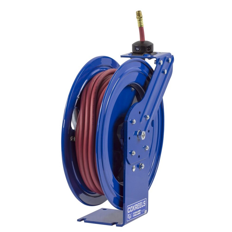50 hose 300 PSI 3/8 I.D. Coxreels E-LP-350 Spring Rewind Enclosed Cabinet Hose Reel for air/water 