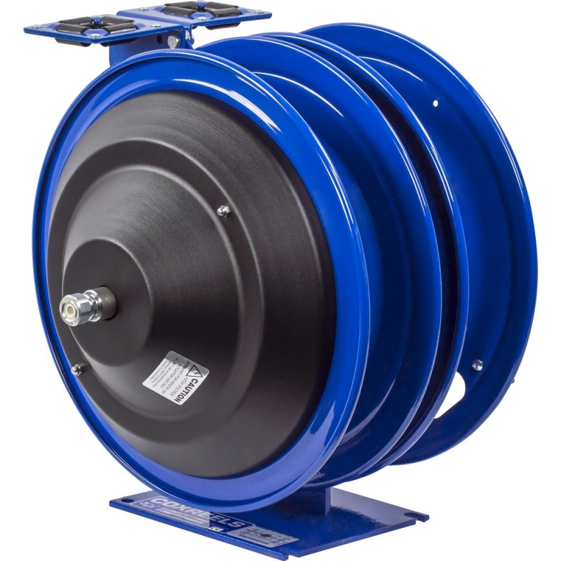 Coxreels C-L350L-5016L-X Dual Purpose Spring Rewind Reels 3/8inx50ft  300PSI; Less cord & accessory 50ft cord capacity 16 AWG - Gopher Industrial  - Gopher Industrial