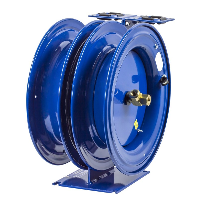 Coxreels C Series Blue Steel Combination Hose Reel with Air Hose