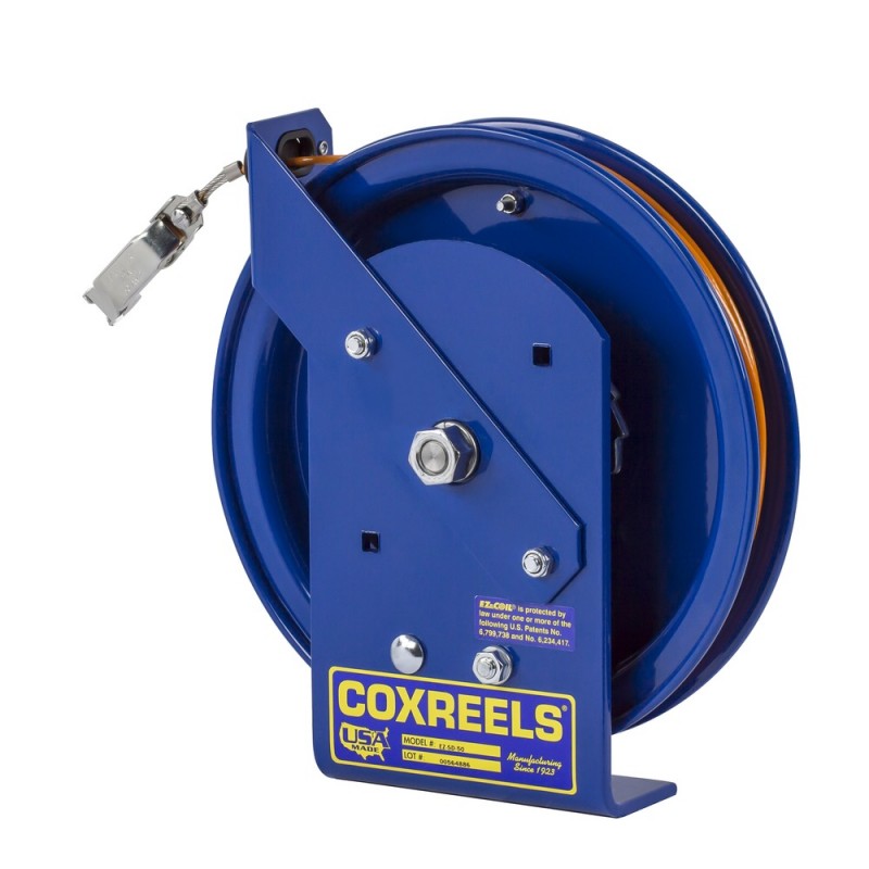Coxreels EZ-SD-100-1 Safety System Spring Driven Static Discharge Cord Reel  100ft