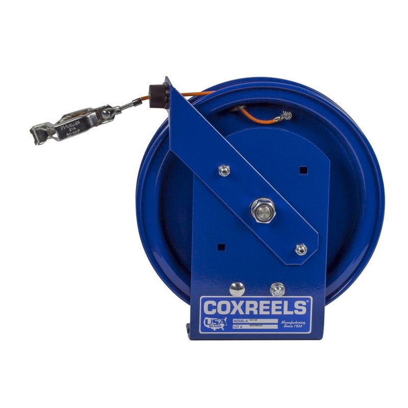 Coxreels SD-50-1 Spring Driven Static Discharge Cable Reel 50ft Gopher  Industrial Gopher Industrial