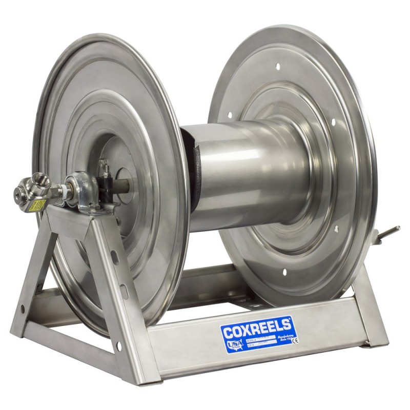 Coxreels 1125-4-100-SP Stainless Steel Hand Crank Hose Reel 1/2 x 100ft No Hose