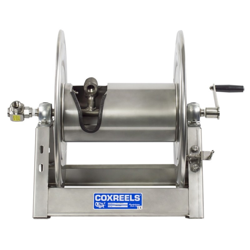 Coxreels 1125-5-100-SP Stainless Steel Hand Crank Hose Reel 3