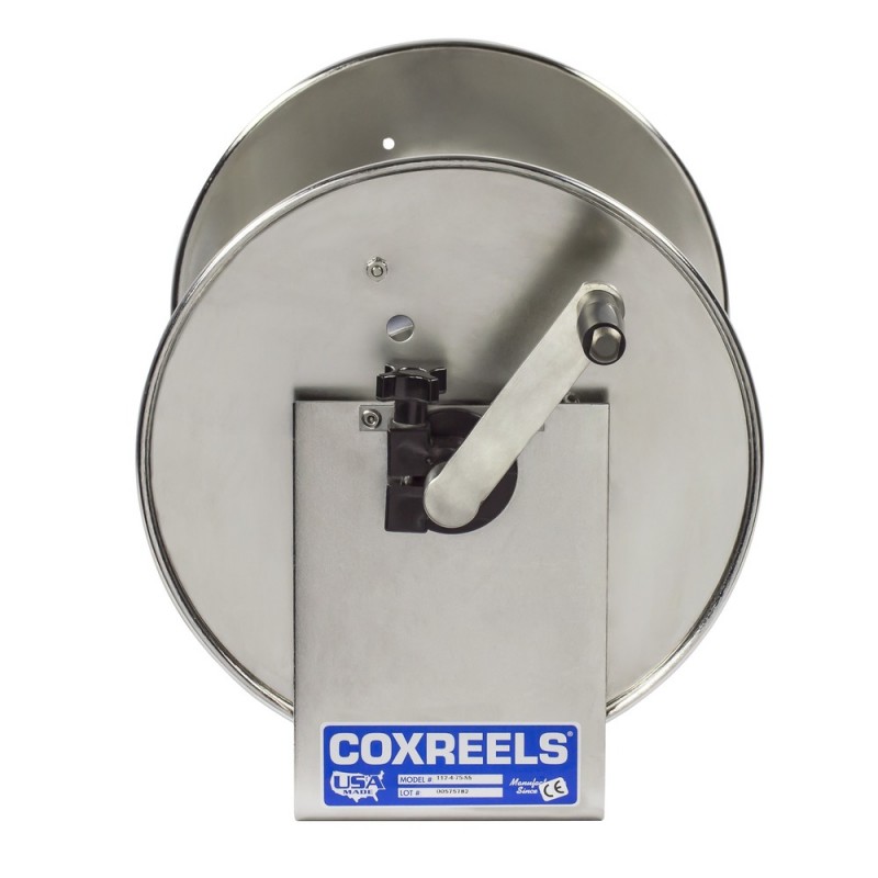 Coxreels 117-4-225-SS Stainless Steel Hand Crank Hose Reel 1/2inx225ft no  hose - Gopher Industrial - Gopher Industrial