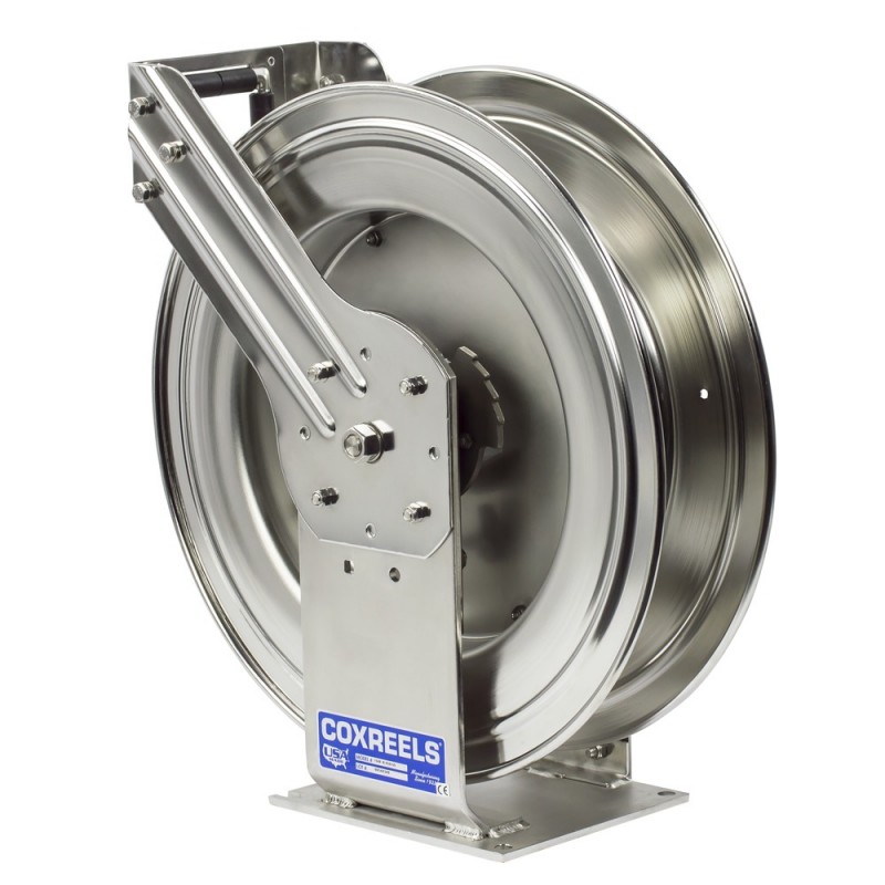 Coxreels TSHL-N-550-SS Stainless Steel Spring Rewind Hose Reel