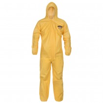 ChemMax 1 (OLD# C5428)Yellow Chemical Coverall LG 25/CS