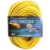 Southwire 12/3 Extension Cord SJTW 15A 125V 50 FT - Yellow with Lighted Ends