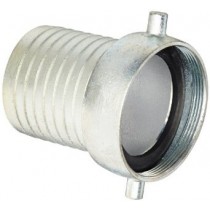 2-1/2" Female Plated Steel Suction Hose Coupling