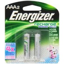 Energizer Rechargeable Battery - 2 Pack AAA