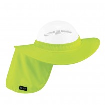 Ergodyne Chill-Its 6660 Hard Hat Brim and Neck Shade - Lime