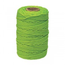 STRAIT-LINE 500 Fluorescent Green #18 Braided Nylon Twine