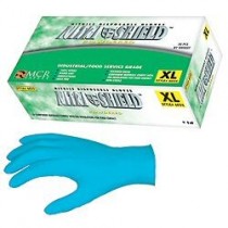*** DISCONTINUED BY MFG *** Memphis Blue Disposable Nitrile Glove 8mil Large50/BX