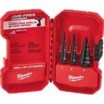 Milwaukee Step Drill Bit Set w/Case 3PC