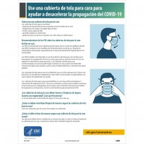 USE OF CLOTH FACE COVERINGS POSTER, SPAN