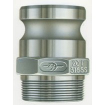 Part F Male Adapter X Male NPT Stainless 3/4"