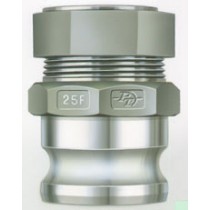Adapter X Tubing Compression Fitting Alum 1-1/2"