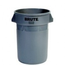 Rubbermaid Brute Round Waste Container 44 Gal Gray