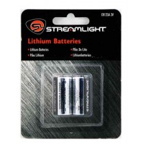 Streamlight CR123A Lithium Batteries 2/PKG