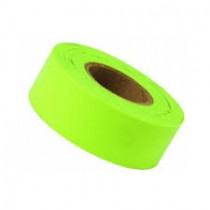 Tape - 1-3/16" X 150' Green-Glo Flagging Tape