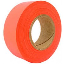 Tape - 1-3/16" X 150' Orange-Glo Flagging Tape