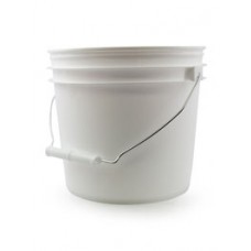 Bucket - White 1 Gallon Bucket w/Handle and no lid