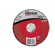 Carborundum Premier Red ZA T27 4-1/2 X 1/4 X 5/8-11 Grinding Wheel