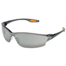 Crews Law 2 Silver Frame Silver Lens Safety Glass