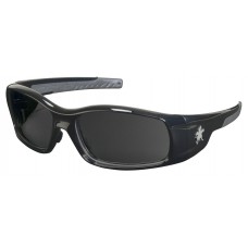 **** DISCONTINUED BY MCR **** Swagger Black Frame, Gray Lens, Polarized Lens Safety Glasses