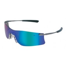 MCR Safety Rubicon T4 Emerald Mirror Lens Safety Glasses