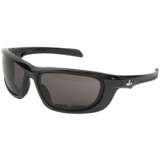 ***DISCONTINUED BY THE MFG*** USS Defense Foam, Black Frame, Gray Max6 Anti-Fog Lens Safety Glasses