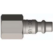 DQC 1/2" x 3/8" FNPT Steel DF-Series Nipple