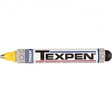 Dykem Texpen Hi-Temp Paint Marker Med - Yellow