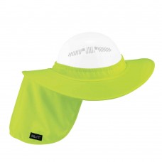 Ergodyne Chill-Its 6660 Hard Hat Brim and Neck Shade - Lime