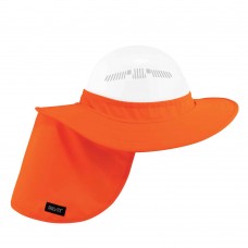 Ergodyne Chill-Its 6660 Orange Hard Hat Brim and Neck Shade