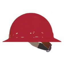 Fibre-Metal Full Brim Hard Hat 8 point Rachet RED
