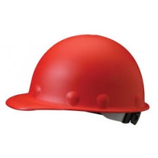 Fibre-Metal Fiberglass Cap Style Hard Hat RED