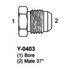 1/4" X 1/4" HYDRAULIC ADAPTER - WELD ON JIC