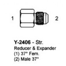 3/4" X 1/2" HYDRAULIC ADAPTER - FJIC x MJIC REDUCER/INCREASER