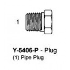 3/8" HYDRAULIC ADAPTER - PIPE PLUG