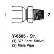 3/4" X 3/4" HYDRAULIC ADAPTER - FJIC SWIVEL X MNPT