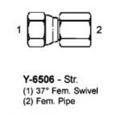 3/4" x 1/2" HYDRAULIC ADAPTER - FJIC SWIVEL X FNPT