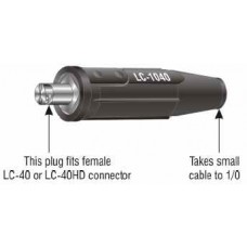 Lenco LC-1040 Black Whip Cable Connectors