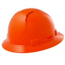 Lift Briggs Full Brim Vented Safety Hat - Hi-Viz Orange