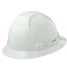 Lift Briggs Full Brim Non-Vented Safety Hat - White - Class E