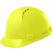 Lift Briggs Short Brim Vented Safety Cap - Hi-Viz Yellow